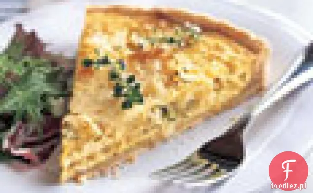 Quiche Yellow Squash i Mozzarella ze świeżym tymiankiem