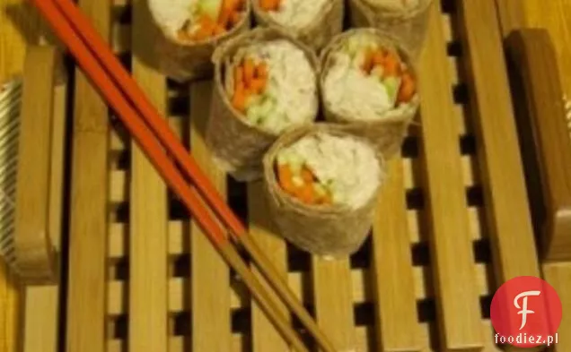 Kewl Zawinięty W Rolkę Sushi Z Tuńczykiem