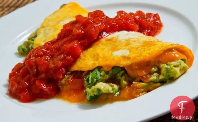 Omlet Guacamole z salsą