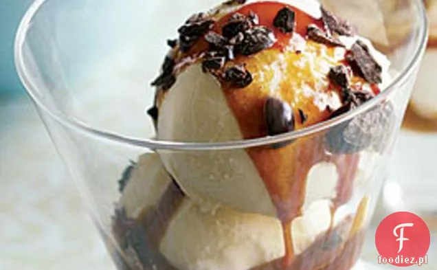 Lody waniliowe z sosem Espresso-karmel