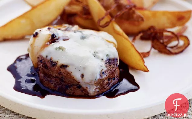 Wołowina pieprzowa z serem Gorgonzola