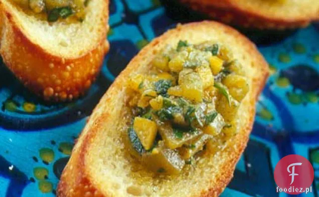 Pieczona papryka na Crostini