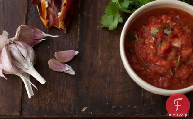 Czwarty Lipca Pieczone Pomidory Salsa Przepis