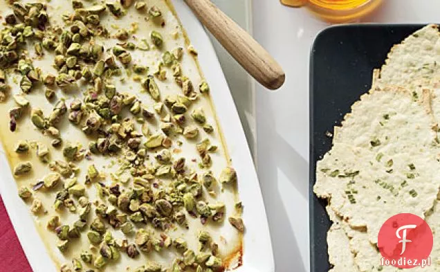Chèvre z pistacjami i miodem