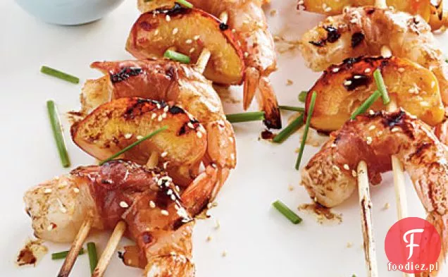 Szaszłyki Z Krewetek Miodowych