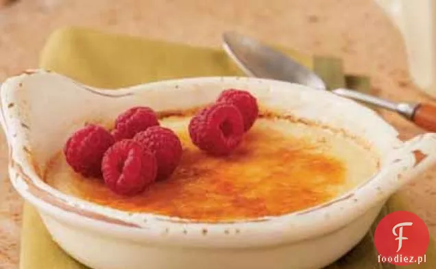 Miód Crème Brûlée z malinami