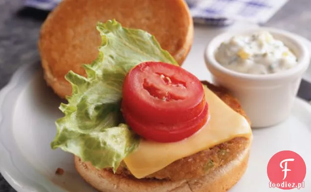 Burgery z tuńczykiem z serem