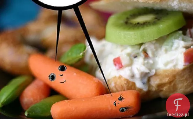 MIODOWA Sałatka z kiwi-limonka z kurczakiem