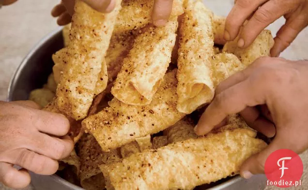 Smażone Greckie ciasto z miodem i orzechami