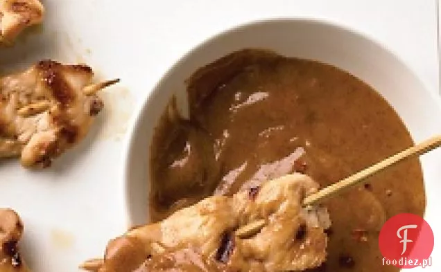 Szaszłyki Satay Z Kurczakiem