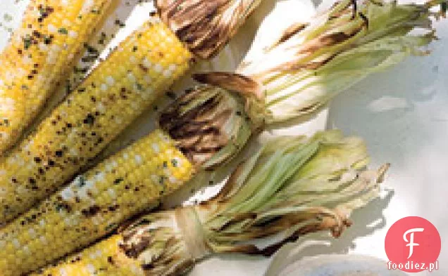 Grillowana Kukurydza Z Solą Kolendrową