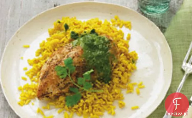 Kurczak Curry Z Sosem Cilantro Limonkowym