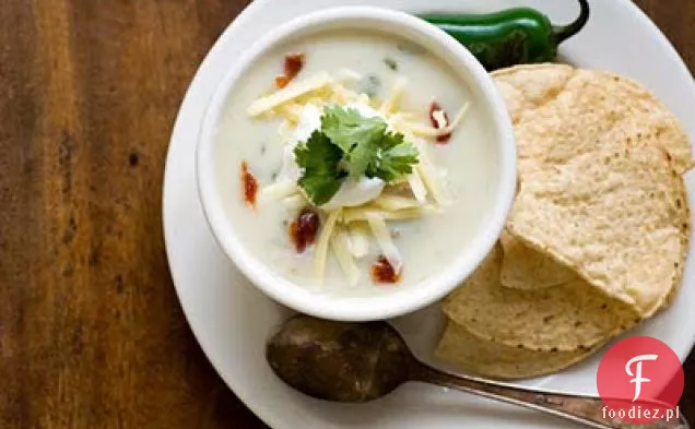 Zupa Ziemniaczana Maślana Z Boczkiem I Pieczonym Jalapeño