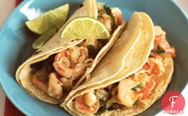 Garlicky Shrimp-Cilantro Tacos (Tacos de Camarones al Mojo de Ajo)