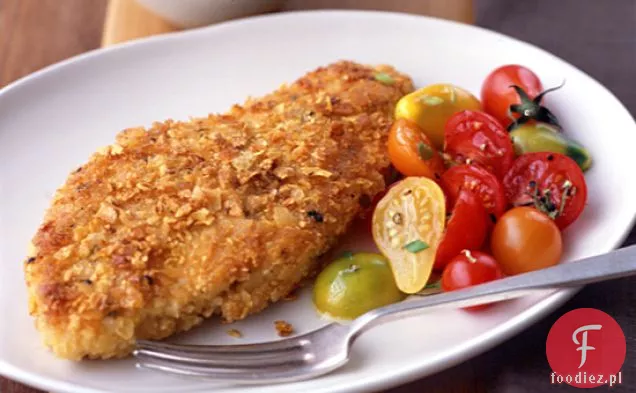 Amazon Fried chicken Breasts with Cilantro Sauce