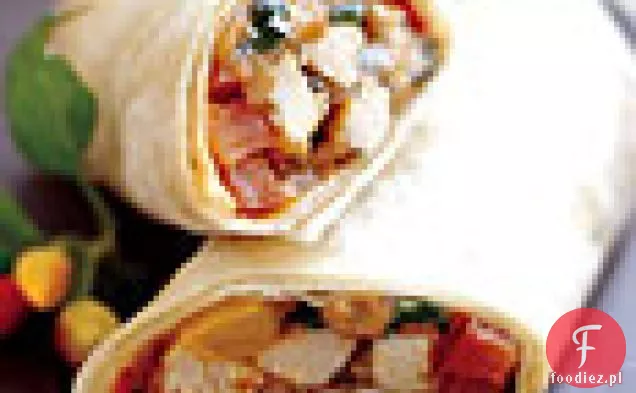 Burritos z indyka z salsą i kolendrą