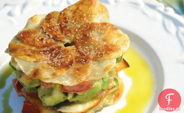 Sałatka Z Awokado Posiekana Z Winegretem Z Limonki Kolendrowej