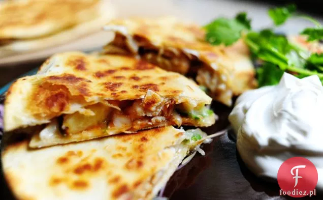 Grillowany Kurczak Z Ananasem Quesadilla