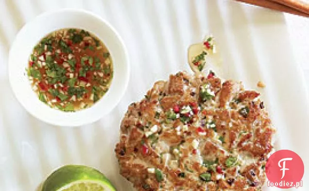 Świeże Burgery Z Tuńczykiem Z Imbirem I Kolendrą