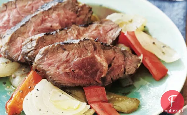 Przepis na stek z marynowanym wieszakiem Tequila