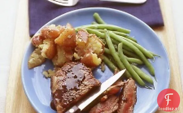 Steki z sosem Balsamiczno-musztardowym