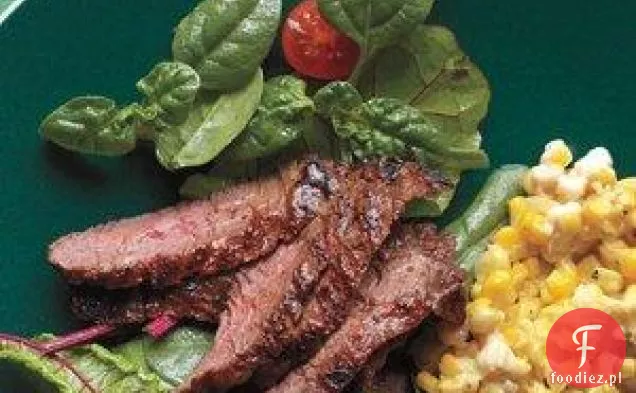 Cajun Spódnica Stek Z Creamed CORN Przepis