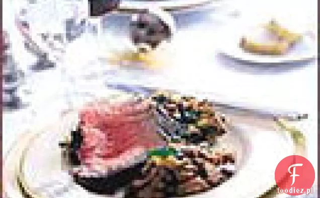 Kolendra-Crusted Stojące Żeberka Pieczone