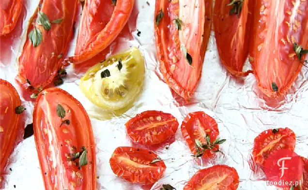 Grillowany stek balsamiczny z pomidorem i Bobbym