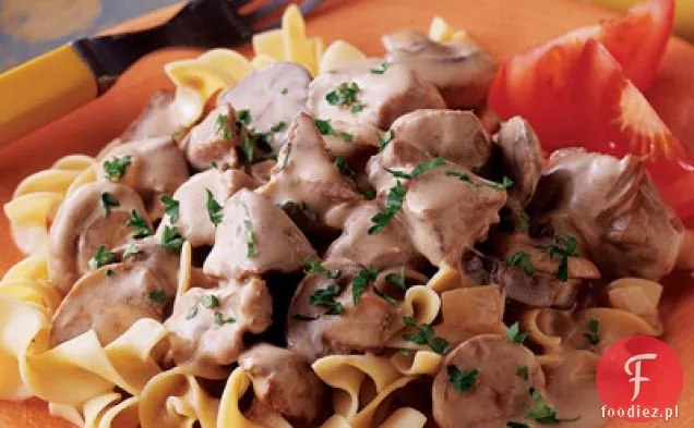 Slow Cooker Beef Stroganoff