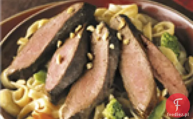 Steki Z Płaskiego Żelaza Z Sosem Orzechowym