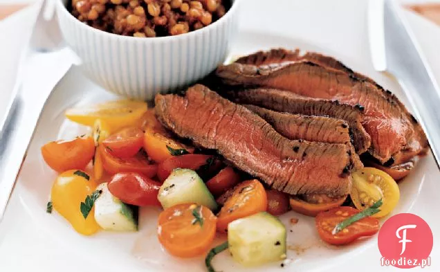 Chipotle stek z tureckimi jagodami pszenicy