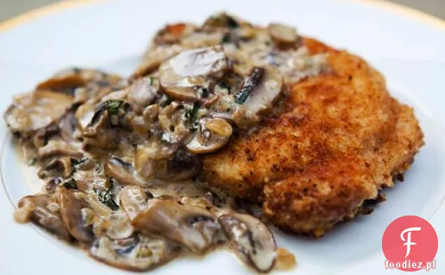 Porkchops Z Sosem Pieczarkowym Bourbon Cream