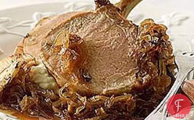 Kotlet Schabowy Z Karmelizowaną Cebulą Klonową