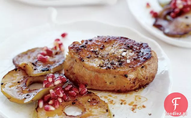 Kotlety schabowe z Podsmażonymi jabłkami