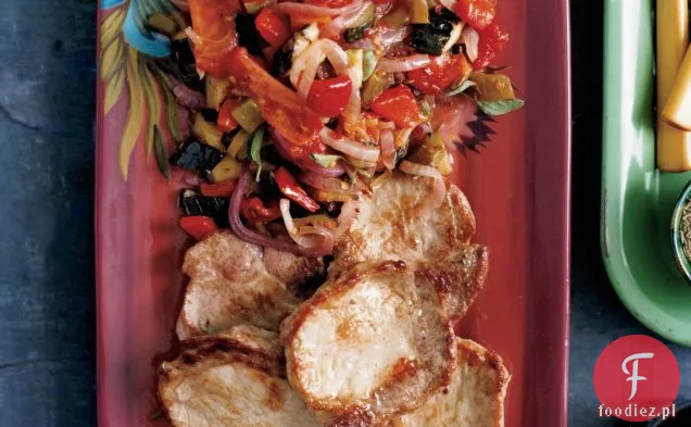 Wieprzowina z grillowanym Pisto warzywnym
