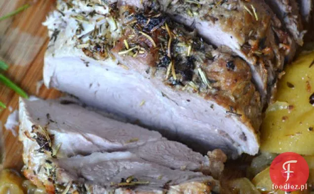Wieprzowina Pieczona Z Rozmarynem I Czosnkiem