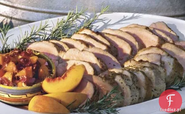 Schab Pieczony Z Glazurą Brzoskwiniową