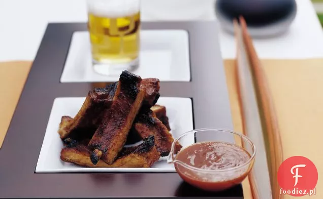 Żeberka dziecięce z cytrynowym sosem Barbecue
