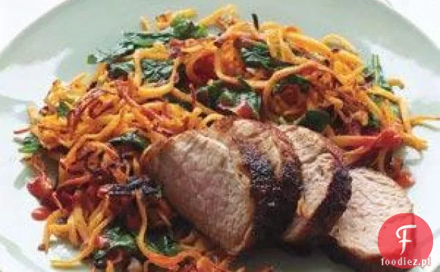 Wieprzowina Polana Chili ze słodkimi ziemniakami