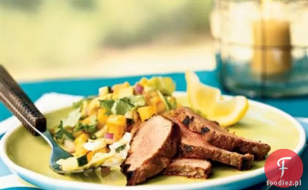 Polędwiczki wieprzowe z pikantną glazurą z guawy