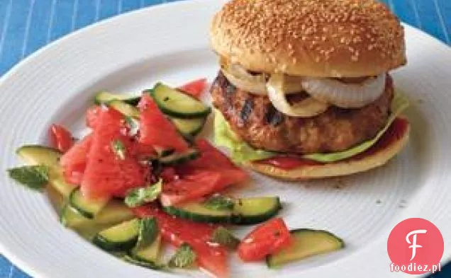 Azjatyckie Hamburgery Wieprzowe Z Mielonym Arbuzem