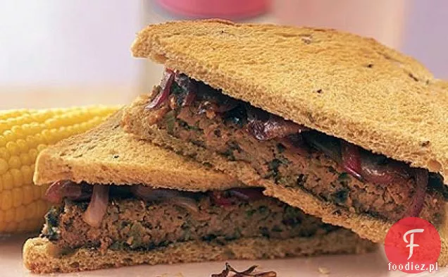 Hamburgery mięsne z karmelizowaną cebulą