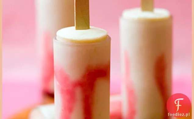 Rabarbar, Jogurt Malinowy Ice Pops