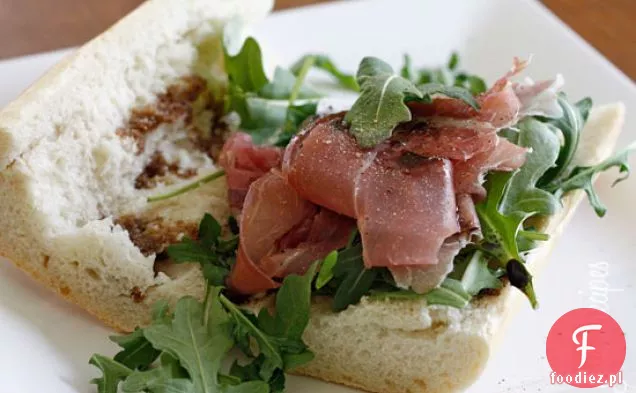 Prosciutto, Rukola I Kanapka Balsamiczna