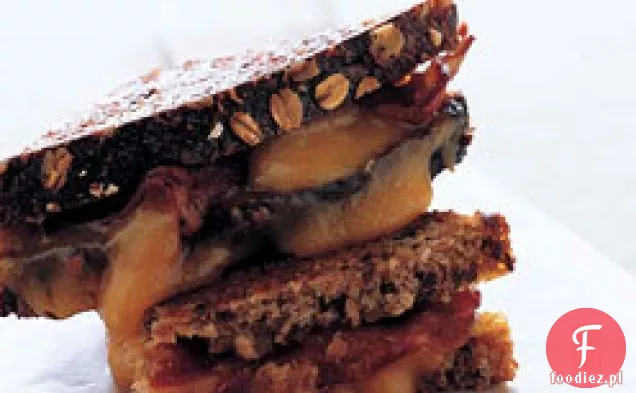 Grillowany Cheddar i boczek z Chutney z Mango