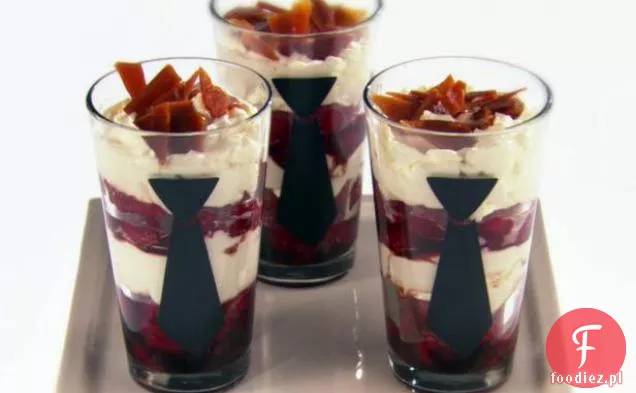 Parfaity malinowe i balsamiczne