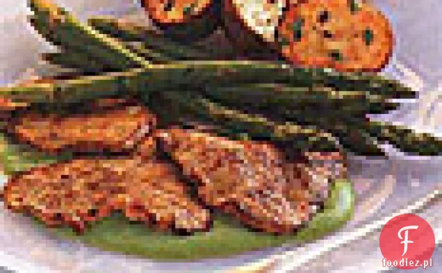Tymianek-ziemniaki pieczone z octem balsamicznym
