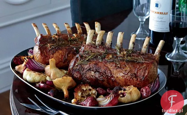 Schab pieczony powoli z melasą i glazurą balsamiczną