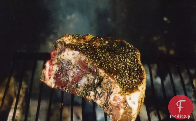 Stek florencki balsamiczny i marynowany rozmarynem