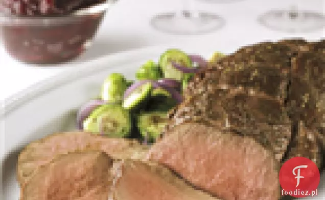 Polędwica Wołowa Z Sosem Balsamicznym Z Łatwej Żurawiny
